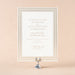 Albright Wedding Invitation on tan background