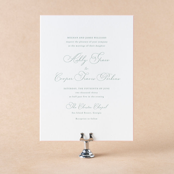 Ashby Wedding Invitation