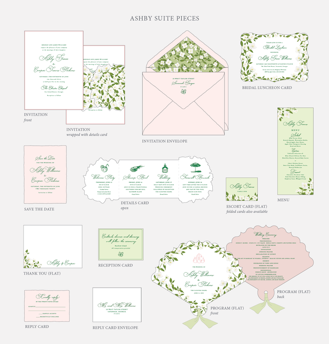 Ashby Wedding Invitation Suite