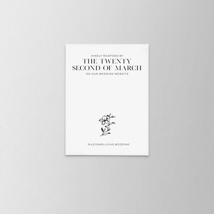 Bandeau Wedding Invitation Suite