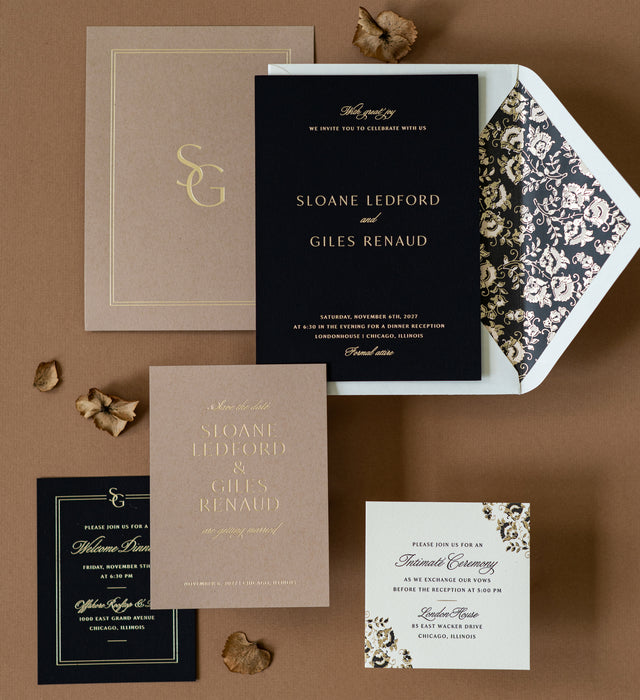 Giles Wedding Invitation Suite