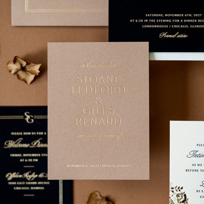 Giles Wedding Invitation Suite