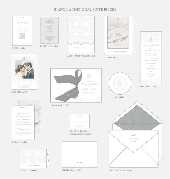 Bianca suite additional pieces