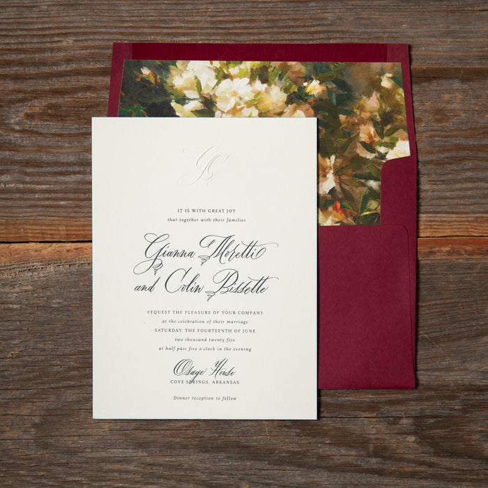 Bissette Wedding Invitation Suite