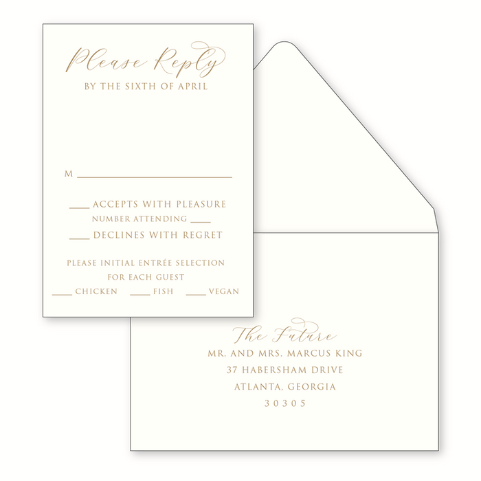 Botanical Wedding Invitation Suite