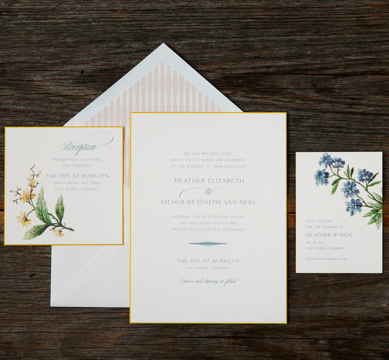Burklyn Wedding Invitation Suite