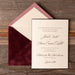 Canfield Wedding Invitation with velvet envelope