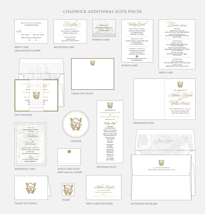 Chadwick Wedding Invitation Suite