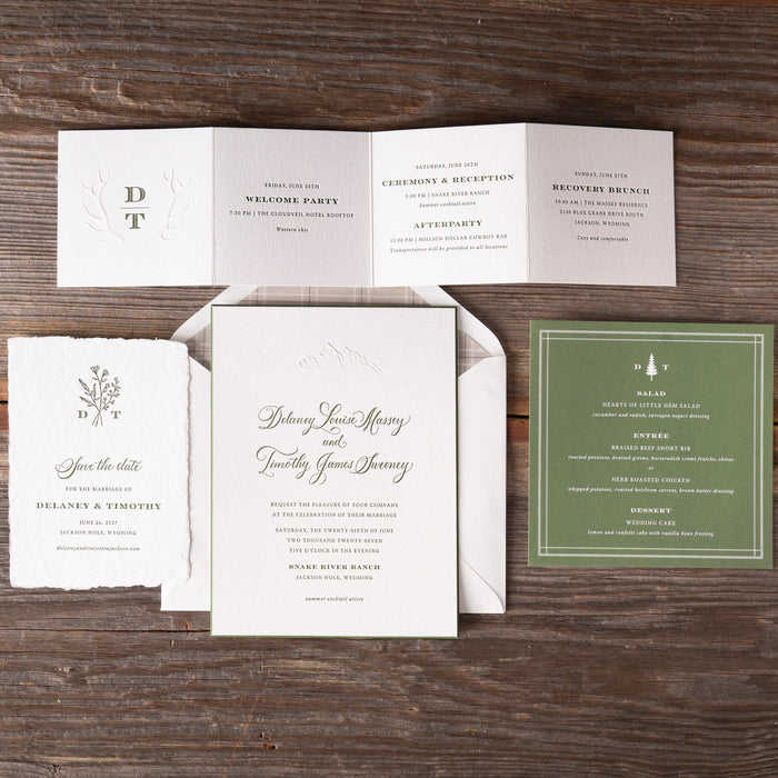 Cheyenne Wedding Invitation Suite