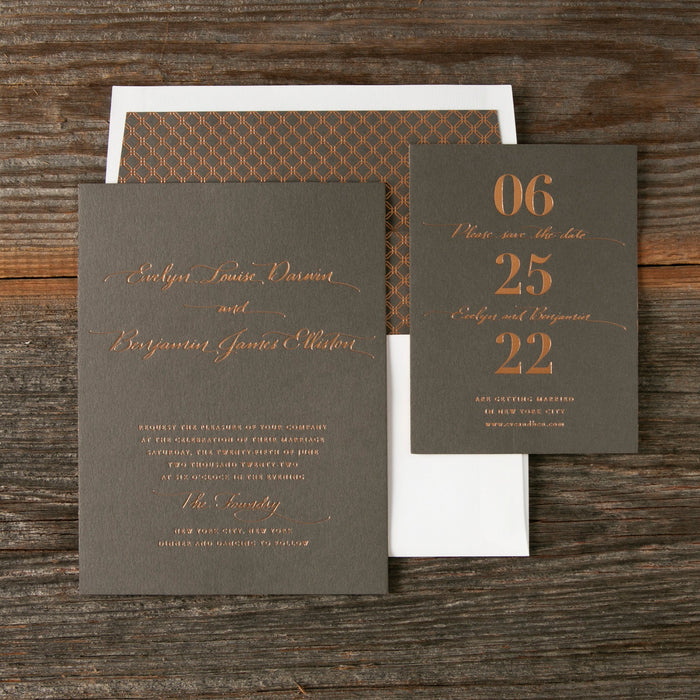 Darwin Wedding Invitation Suite