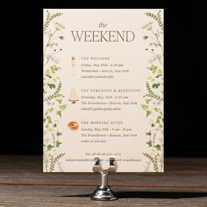Derian v2 weekend card