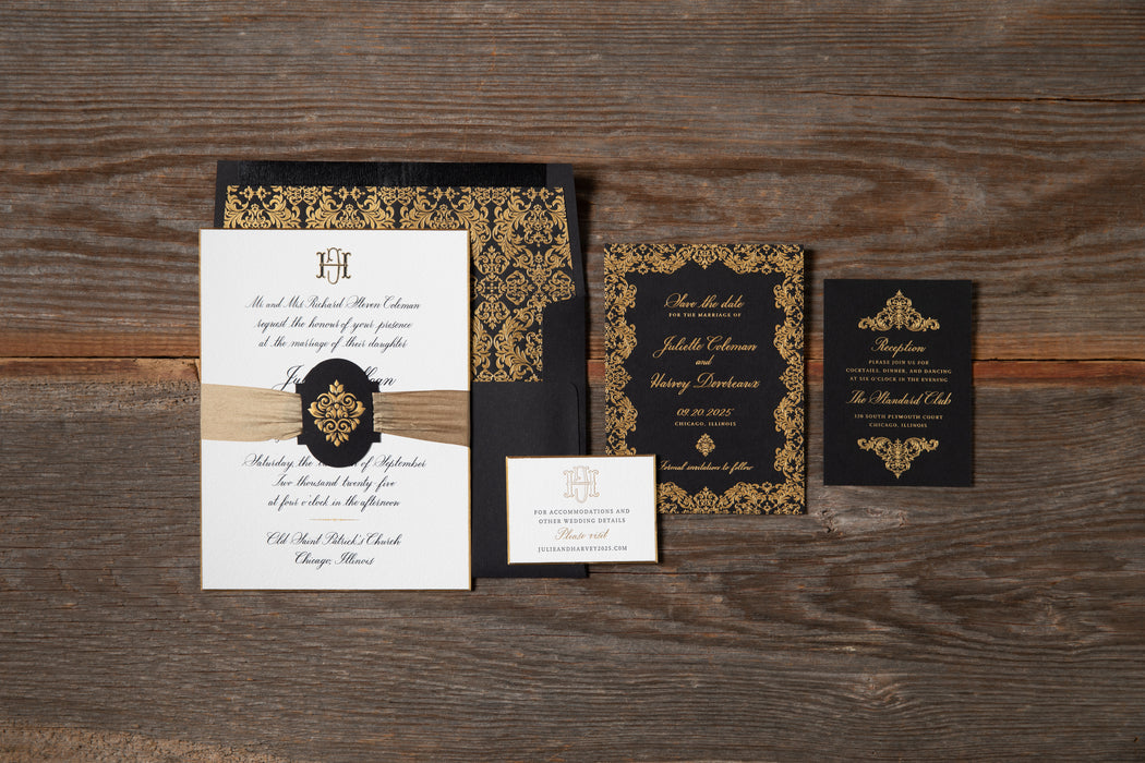 Devereaux Wedding Invitation Suite