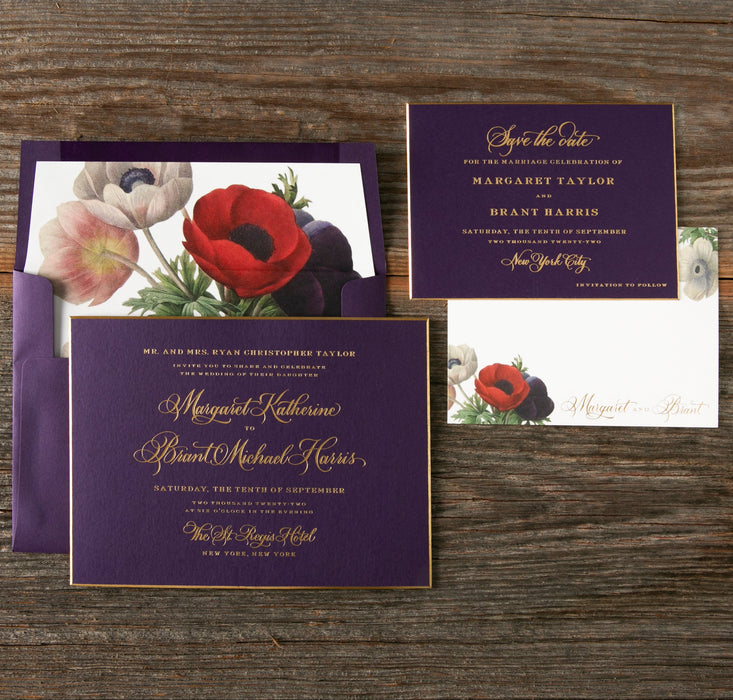 Deveril V2 Wedding Invitation Suite