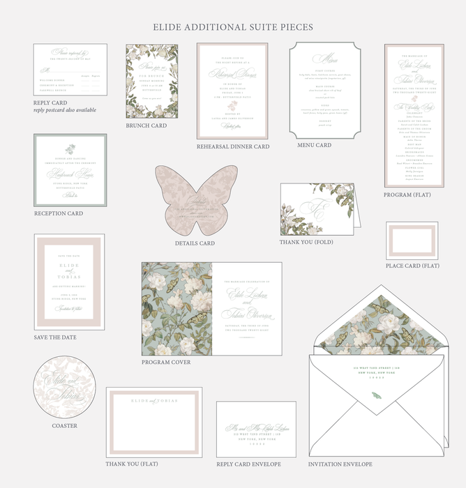 Elide Wedding Invitation Suite