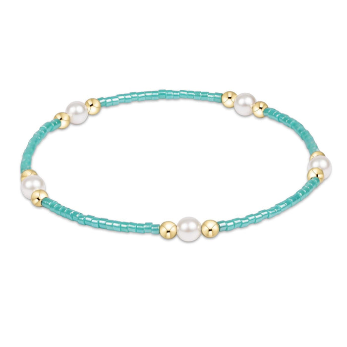 enewton 6.25" Hope Purpose Pearl Bracelet -  Sea Glass