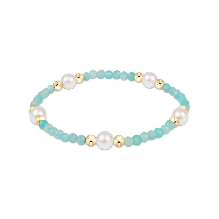 enewton 6.25" Purpose Pearl 6mm Gem Bracelet - Amazonite