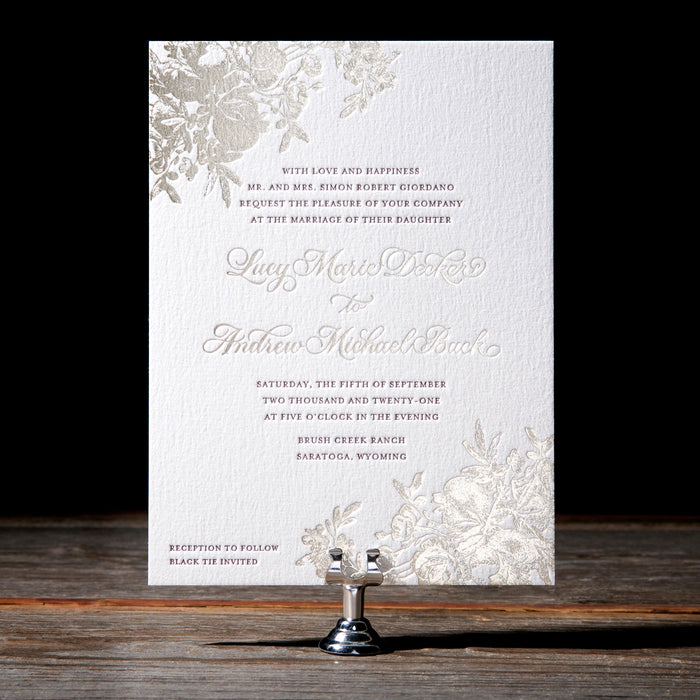 Faunus V.2 Wedding Invitation