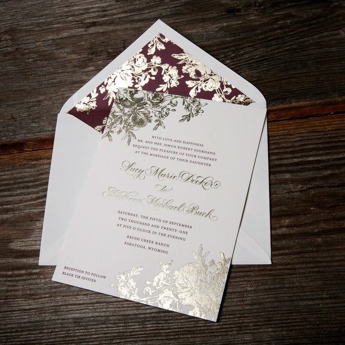 Faunus V.2 Wedding Invitation