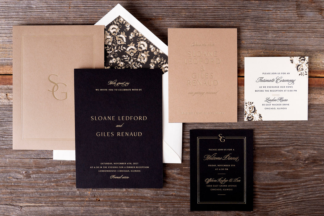 Giles Wedding Invitation Suite