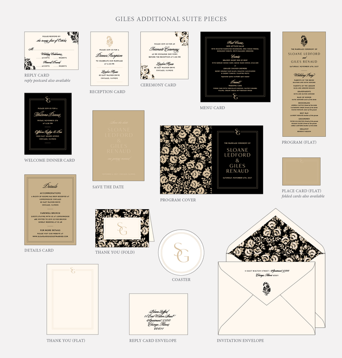Giles Wedding Invitation Suite