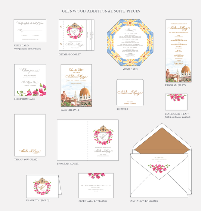 Glenwood Wedding Invitation Suite