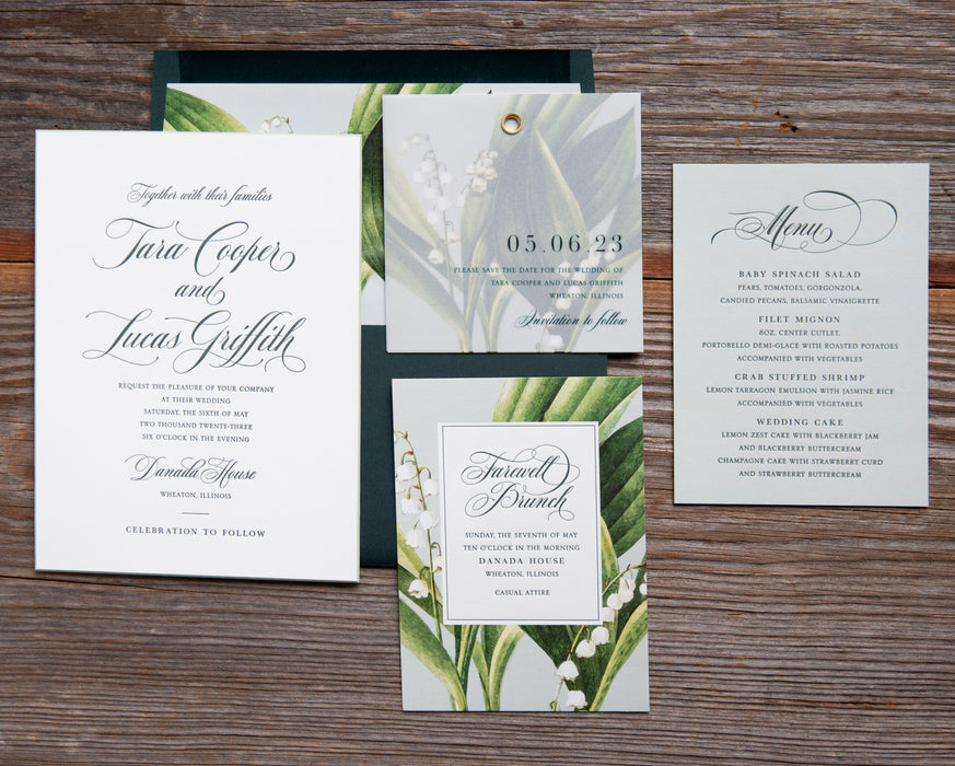 Hemingway Wedding Invitation Suite