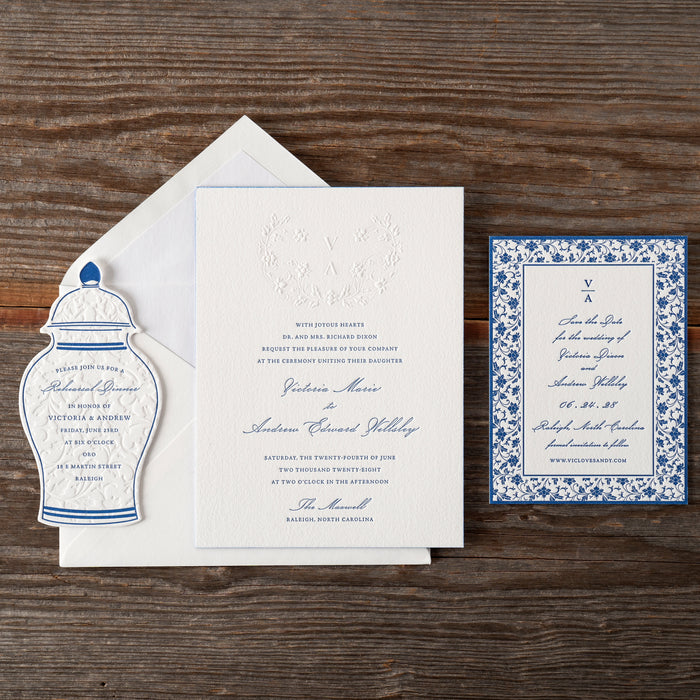Imari Wedding Invitation Suite