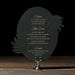 Kinsley menu card diecut leaves
