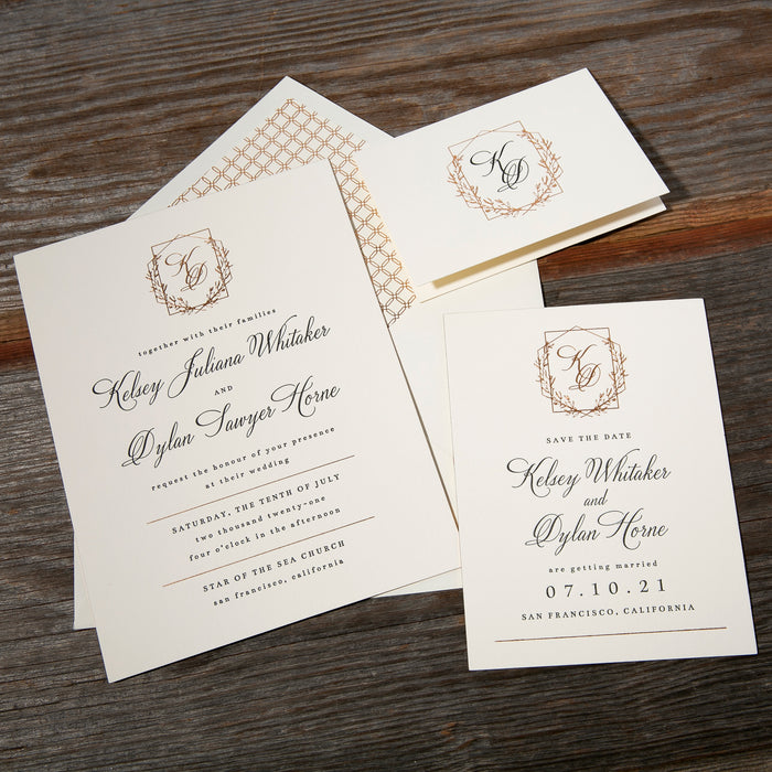 Nadia Wedding Invitation Suite
