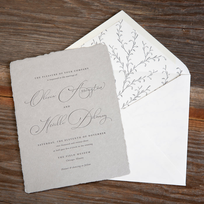 Neville V2 Wedding Invitation Suite