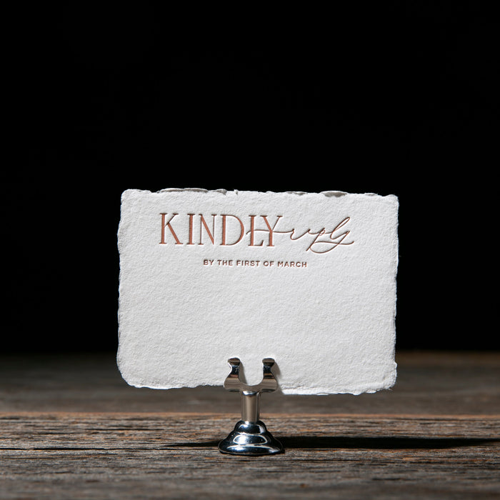 Reply Card on a dark background