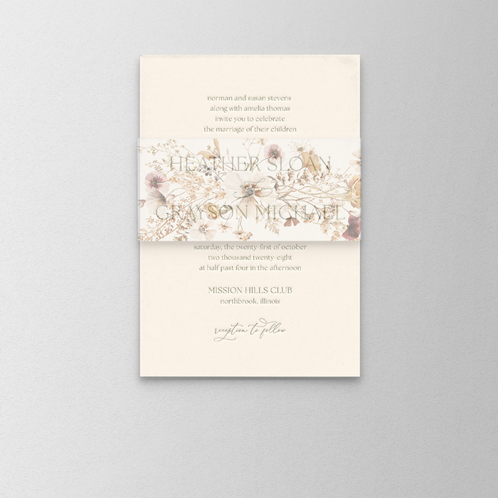 Realism Wedding Invitation Variation 1