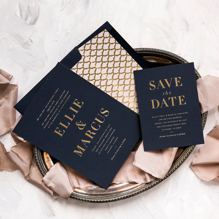 Roosevelt V.2 Wedding Invitation Suite