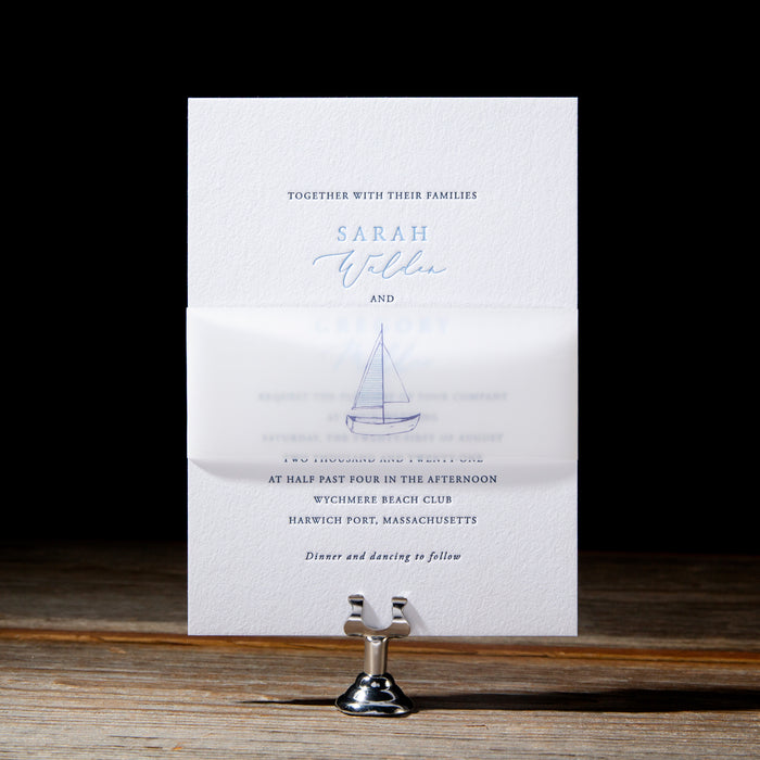 Sailor Wedding Invitation Suite