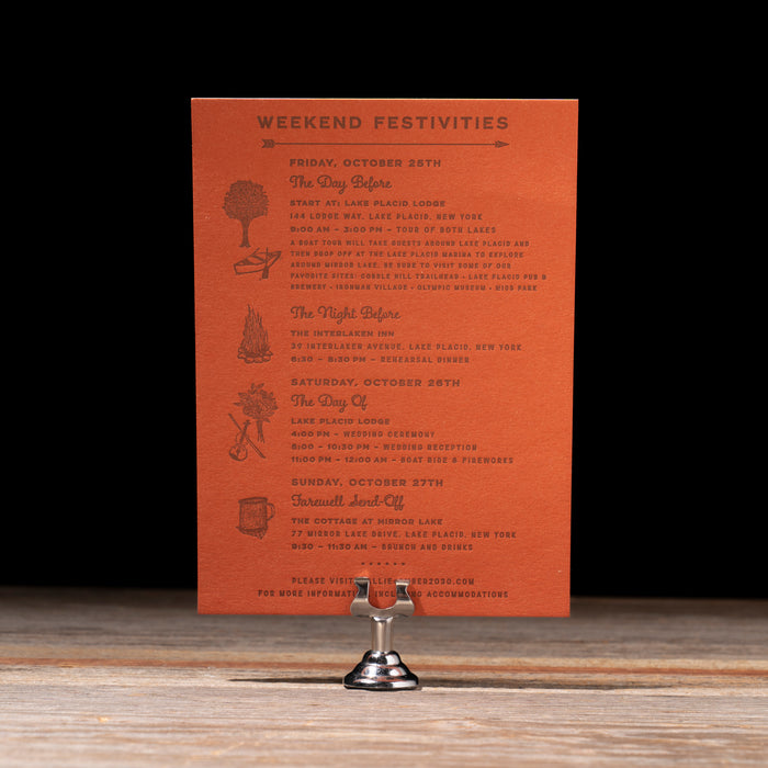 Scout details card front