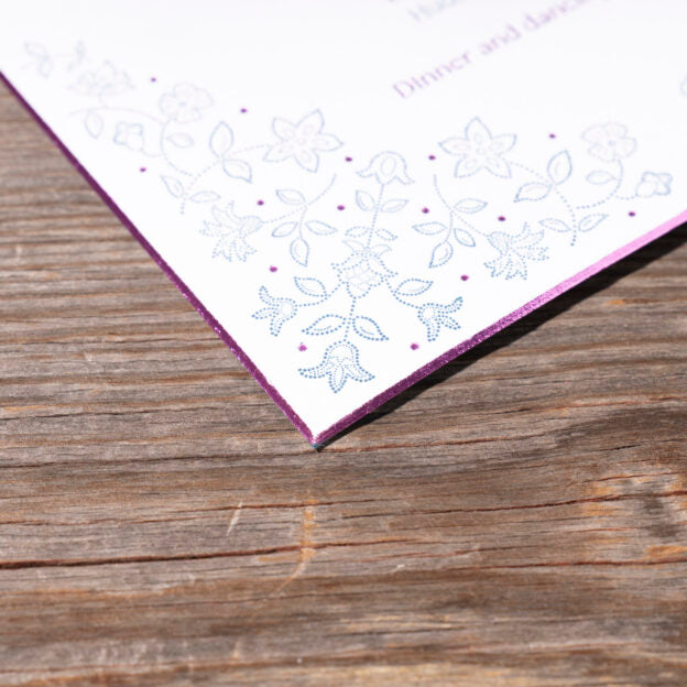 Suzy Invitation Corner Detail