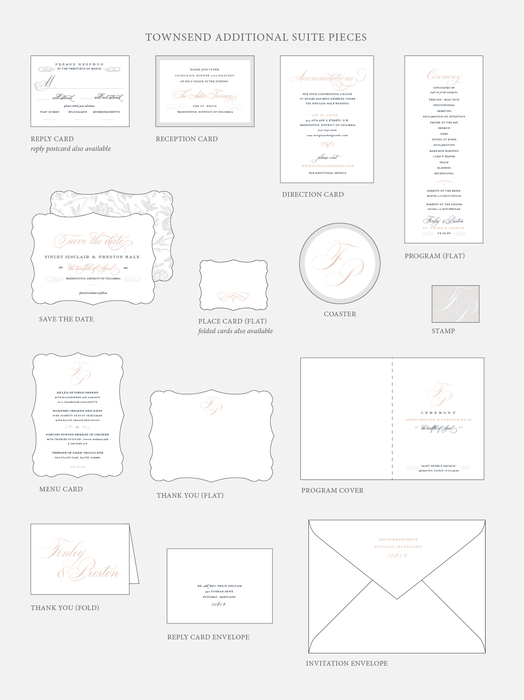 Townsend Wedding Invitation Suite
