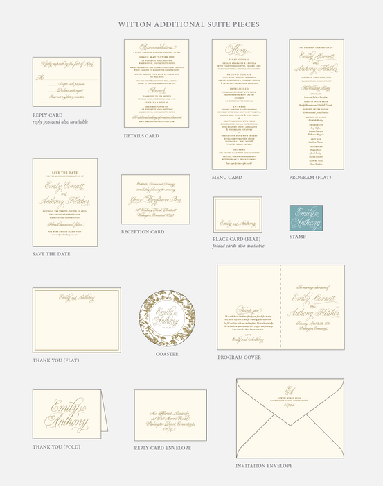 Witton Wedding Invitation Suite