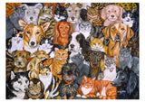In the Company of Cats: Art by Ditz Boxed Notecard Assortment