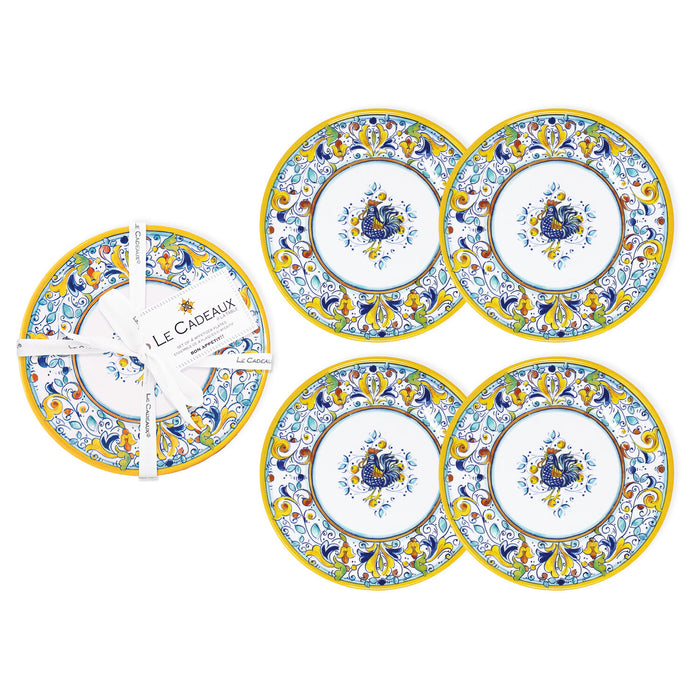 Florence Appetizer Plates Set of 4 by Le Cadeaux