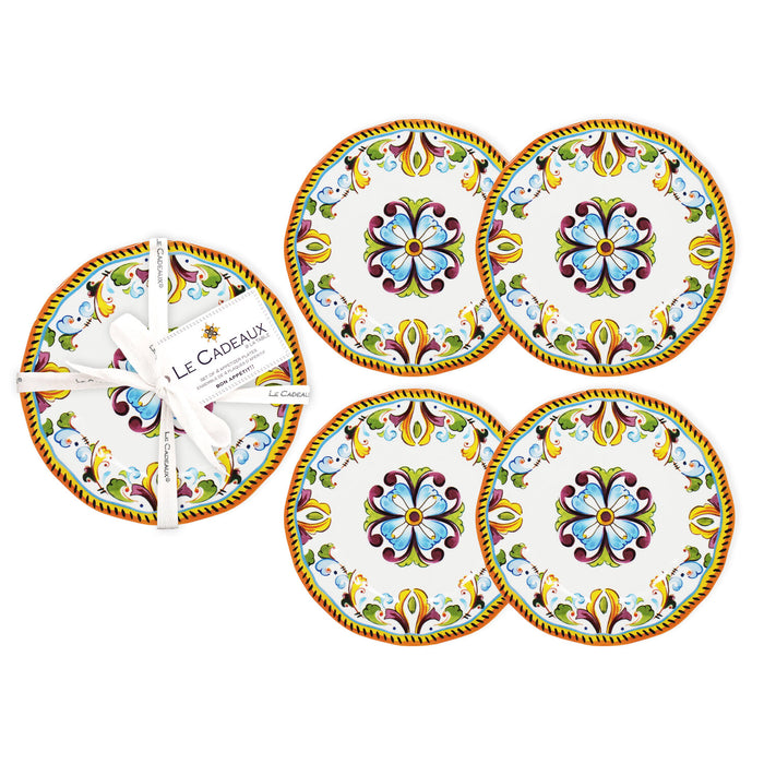 Toscana Appetizer Plates Set of 4 by Le Cadeaux