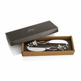 Michael Aram White Orchid Cheese Knife 2 piece Set