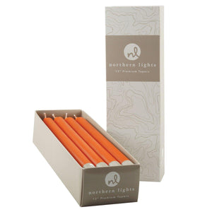 12 Inch Taper Candles Box of 12- Goldfish