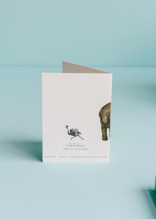 TokyoMilk We Can't Ignore the Elephant Birthday Card