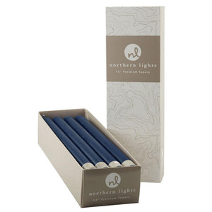 12 Inch Taper Candles Box of 12- Midnight Blue
