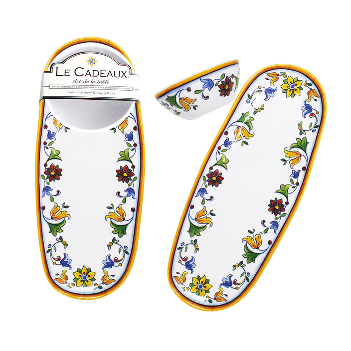 Capri Bowl and Tray Gift Set by Le Cadeaux