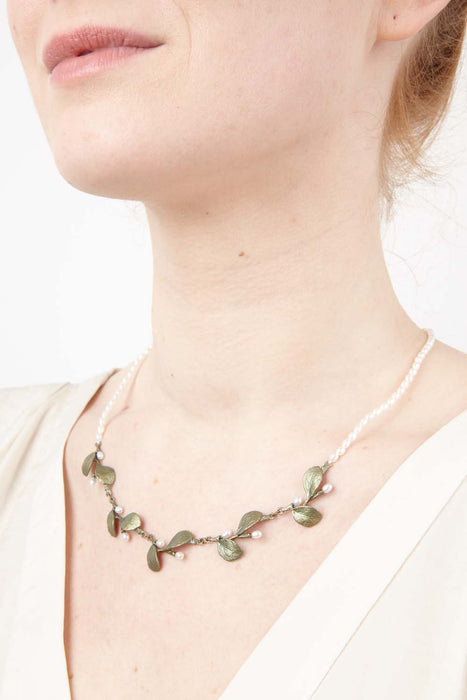 Silver Seasons Irish Thorn Contour Necklace by Michael Michaud