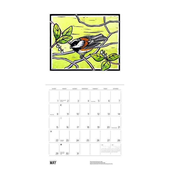 Molly Hasimoto: Birds 2022 Wall Calendar