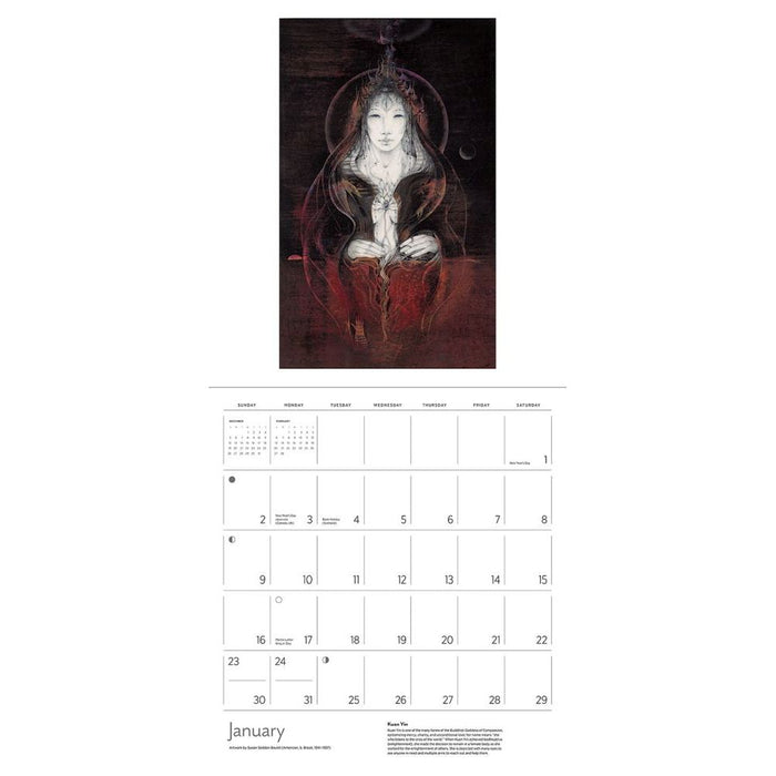 Susan Seddon Boulet: Goddesses 2022 Wall Calendar