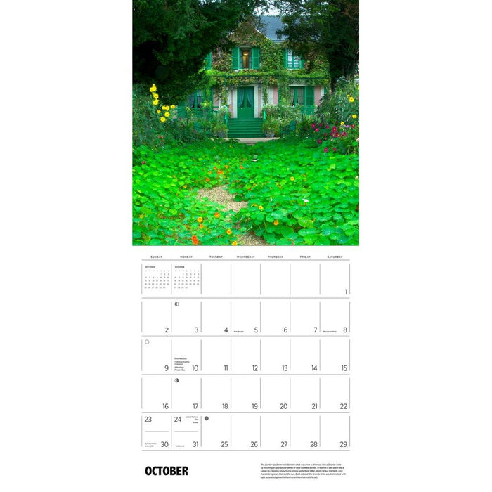 Monet's Passion: Gardens at Giverny 2022 Wall Calendar